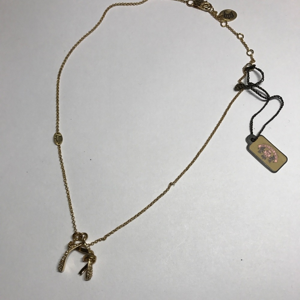 Juicy Couture Wishbone Necklace NWT